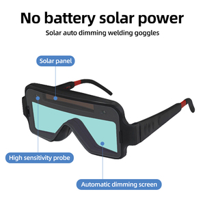 Casco de Soldadura con Oscurecimiento Automático Solar, Gafas de Soldador, Protección contra Arco Eléctrico, Casco para Equipo de Soldadura, Color Real - Product Image 2