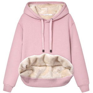 2023 ODM/OEM vente en gros puls taille sweats à capuche femmes sweats à capuche Sexy ajouter polaire à épaissir - Product Image 4