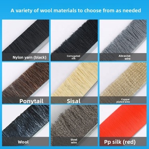 <span class=keywords><strong>Brosse</strong></span> <span class=keywords><strong>de</strong></span> joint <span class=keywords><strong>de</strong></span> <span class=keywords><strong>porte</strong></span> en nylon industrielle en alliage d'aluminium personnalisée, anti-poussière, pour la prévention <span class=keywords><strong>de</strong></span> l'eau et <span class=keywords><strong>de</strong></span> la poussière - Product Image 4