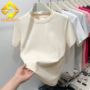 Nouveau T-<span class=keywords><strong>Shirt</strong></span> d'Été à Manches Courtes et Col Rond en Coton pour <span class=keywords><strong>Femme</strong></span>, Logo Personnalisé, Style Streetwear - Product Image 4