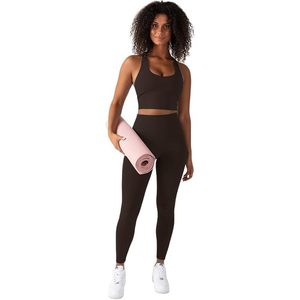 Custom Active UltraLuxe High Waisted <b>Leggings</b> Full Length No Front Seam Tummy Control <b>Seamless</b> Yoga Pilates Gym Wear - Product Image 5