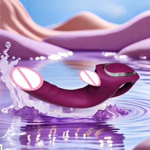 Venta caliente telescópica lengua lamiendo vibración palo G-Spot estimulador enorme diseño en forma de Rosa consoladores vibradores - Product Image 6