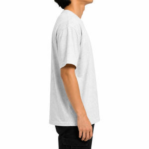 Camiseta de manga corta con cuello redondo y corte holgado para hombre, camiseta informal blanca lisa, nueva llegada para todas las estaciones, camisetas para hombre - Product Image 2