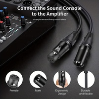 Câble XLR 1M 2M 3M 5M 10M 15M 20M 30M 50M 100M Haute Qualité Coloré 3 Broches XLR Mâle-Femelle Audio Mic Microphone Câble XLR F À M