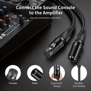 Cable XLR de 1M 2M 3M 5M 10M 15M 20M 30M 50M 100M de Alta Calidad, Colorido, de 3 Pines, Macho-Hembra, para Micrófono, Cable de <span class=keywords><strong>Audio</strong></span> XLR F a M - Product Image 4