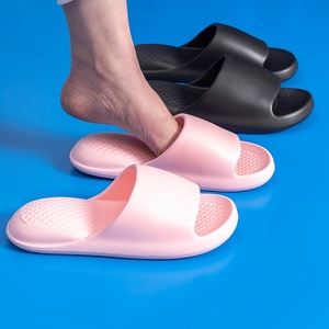 Chaussons sportifs unisexes Veca à enfiler, couleur unie, dessus à motif carreaux, semelle intermédiaire en gel toutes saisons, semelle extérieure en TPR, doublure en PVC, résistants aux taches - Product Image 4