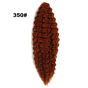 Trecce all'uncinetto lunghe extra in stile russo con colore sfumato, 24 pollici, capelli sintetici Ariel ricci per intrecciare, trecce a <span class=keywords><strong>onda</strong></span> d'acqua - Product Image 6