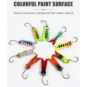 Kit <span class=keywords><strong>de</strong></span> 10 leurres micro courbés pour <span class=keywords><strong>la</strong></span> pêche à <span class=keywords><strong>la</strong></span> <span class=keywords><strong>truite</strong></span>, leurres <span class=keywords><strong>de</strong></span> pêche en courant, avec hameçons simples et tranchants pour eau douce - Product Image 3