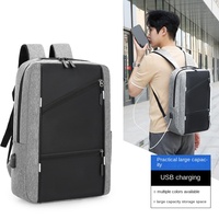 Juego de 3 Mochilas Escolares de Alta Calidad en Oferta, Mochila de Poliéster al por Mayor con USB, Fabricante de Mochilas