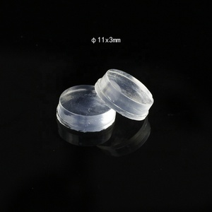 2026 11*3mm SJ5003 Anti-Slip Adhesive Clear Silicone <strong>Rubber</strong> Foot <strong>Spacer</strong> - Product Image 2