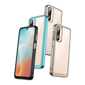 Coque de téléphone acrylique antichoc transparente colorée de livraison rapide pour Samsung Galaxy M16 5G - Product Image 3