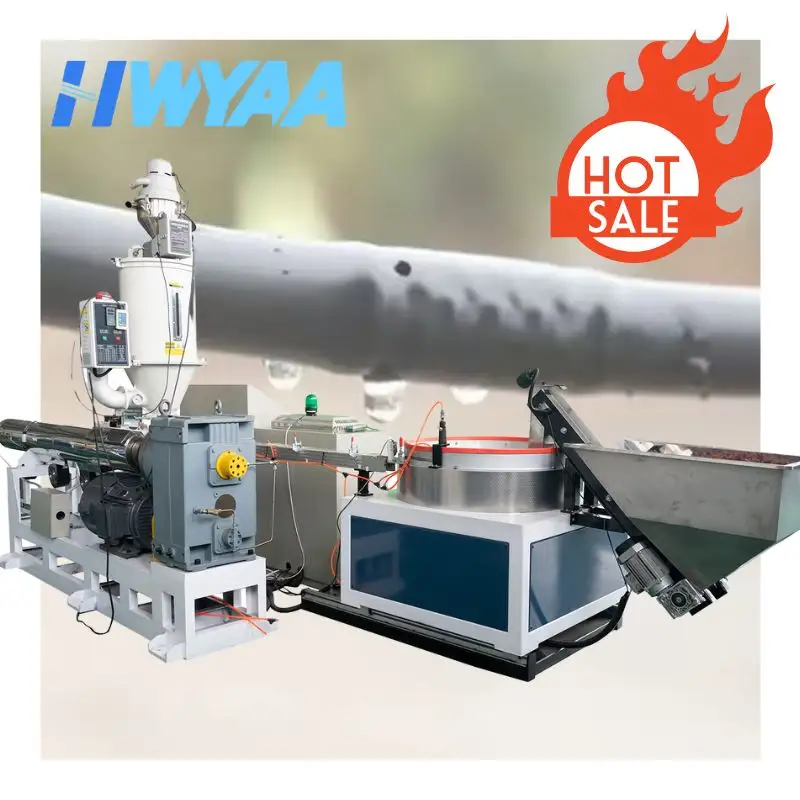 Hwyaa dát Emitter vòng nhỏ giọt ống máy làm cho HDPE nước tưới ống dây chuyền sản xuất