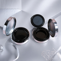 Boîte de rangement en plastique OEM argentée électrolytique pour BB CC Cream, conteneur de maquillage, emballage cosmétique en gros, étui aérien 15g