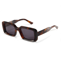 Lunettes de soleil de style japonais avec surpiqûres de couleur tendance de luxe, monture carrée, CR-39, haute qualité, faites à la main, UV400, unisexe
