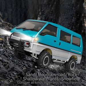 Coche RC Todoterreno LDRC 1/12 RTR LD1296, Transmisión de 2 Velocidades, Caja de Cambios de Metal, Motor, ESC, Servo, Luz LED, Control Remoto, Juguete, Regalo - Product Image 3