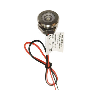 Lumières <span class=keywords><strong>LED</strong></span> décoratives pour piscine de 20 mm, 1 W, lumières décoratives pour baignoire, lumières décoratives pour baignoire, IP68, éclairage de signalisation pour bateaux - Product Image 2