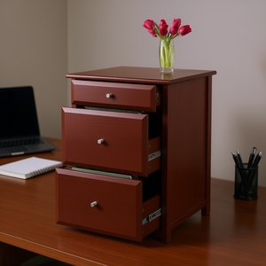 Archivador Delta Walnut de 3 Cajones, Muebles de Oficina, Uso Comercial - Product Image 2