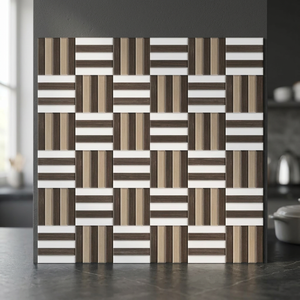 Ceramic Floor <b>Tiles</b> 30x30cm Punch Series Glazed Rustic Design Anti Skid Matte <b>Tiles</b> for Interior Flooring - Product Image 5