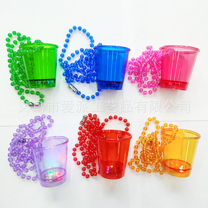 Vaso con cuentas de Halloween con luz LED, funciona con pilas, decoración para fiestas de cumpleaños - Product Image 2