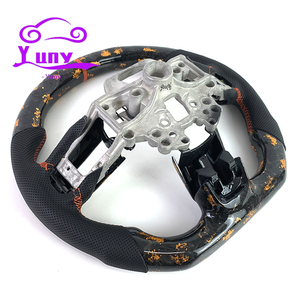 Volant de course en fibre de carbone forgé sur mesure pour <span class=keywords><strong>Mustang</strong></span> <span class=keywords><strong>GT</strong></span> 350 <span class=keywords><strong>500</strong></span> S550 Shelby ZG Mach-<span class=keywords><strong>E</strong></span>, style D - Product Image 6