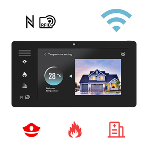 Multi protocal wifi ble zwave 4G domotica zigbee ble poe <span class=keywords><strong>gateway</strong></span> pannello a parete android - Product Image 2