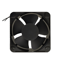 Ventilateur axial AC à haut débit d'air 20060, 110V 220V 240V, 200x200x60mm, double roulement à billes, ventilateur d'échappement industriel pour radiateur