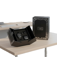 Caja de regalo de doble puerta con revestimiento personalizado de gama alta para perfumes, cosméticos, vela, BILLETERA, embalaje, venta al por mayor, marco de fotos de alta calidad