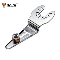 Cuchilla de corte recta de acero inoxidable Harpow con tope de profundidad rígido y diseño en Z para limpieza de sellador de vidrio de automóviles