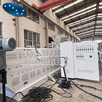Machine de granulation de flocons de plastique rigide PP PS à deux étages, extrudeuse à vis simple à alimentation forcée, ligne de recyclage et de granulation