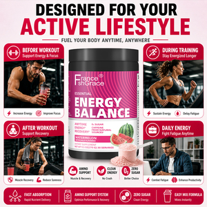 Nouvel Arrivage Shecome Energy Balance Supplement Manufacturer avec Mélange d'Acides Aminés Thé Vert Poudre Énergisante pour la Concentration et la Récupération 1 - Product Image 4