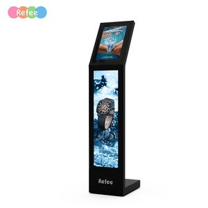 Kiosco con Pantalla Táctil 2 en 1, Señalización Digital LCD con Soporte de Piso y Barra Extensible para Publicidad en Ascensores y Tiendas Minoristas - Product Image 1