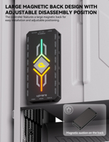 Controlador RGB ARGB de 5V 3PIN y 12V 4PIN, Hub de Sincronización de Iluminación para Ventiladores de Caja de Ordenador, Control Remoto de Luces LED para PC
