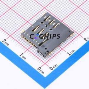MIS11-S1F1-2000-A SIM Card Connector SMD Connector Self-Return Type Micro SIM Card Card Holder 1.39mm - Product Image 2