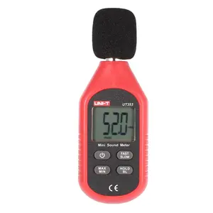 UT353 Mini Digital Sound level meter Decibel di Rumore metro Audio rivelatore di Dati di Diagnostica-strumento di 30 ~ 130db tenere LCD retroilluminazione