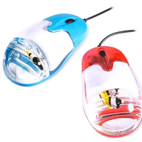 Souris liquide flottante 3D de dessin animé populaire, souris liquide à mouvement liquide à double mode USB Bluetooth 2.4G, logo personnalisé