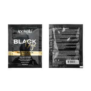 Shampoo colorant capillaire naturel Kooswalla, best-seller à l'étranger, noir brun, sachet de 25 ml - Product Image 3