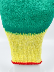 Guantes de Trabajo Recubiertos de Látex Verde, Antideslizantes y Duraderos, Guantes de Seguridad con Marca Personalizada - Product Image 6