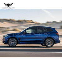 Kit de carrosserie de transformation pour BMW X3 G01 G02 G08 en X3M 2022+ : Pare-chocs, diffuseur arrière, élargisseurs d'ailes, calandre à clipser