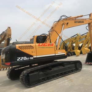 เครื่องขุด R220LC-9S ฮุนไดมือสอง22ตันเครื่องจักรก่อสร้างเกาหลีดั้งเดิมคุณภาพสูงและพร้อมส่ง - Product Image 6