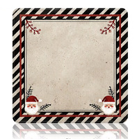 Tapis de table carré Mahjong américain à motif floral de roses rouges vintage sur fond crème, idéal pour Noël et les jeux à domicile
