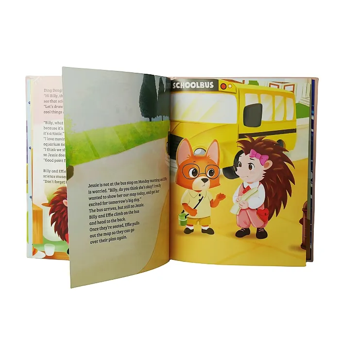 Stampa libro educativo a basso costo con copertina rigida personalizzata per bambini