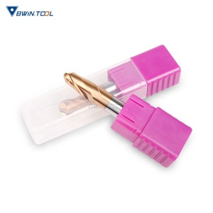 Venta al por mayor de <span class=keywords><strong>la</strong></span> fábrica de fresado indexables de <span class=keywords><strong>2</strong></span> flauta carburo bola nariz final Mills terminar - Product Image 3