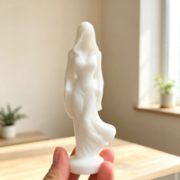 Statue en pierre sculptée à la main, figurine de sorcière moderne en cristal naturel, symbiose pieuvre-tortue, décoration d'autel, Feng Shui, vente en gros