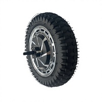 Kit de conversion de chariot électrique à moteur à balais double entraînement 500W à basse vitesse, facile à transporter, capacité 200 kg, ensemble de roues de 8 pouces, DIY Électrique
