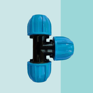 Exportation dans le monde entier robuste 63MM X 50MM réduisant TEE bleu PP raccords de tuyauterie d'irrigation à Compression haute pression lisse pour l'Inde - Product Image 6