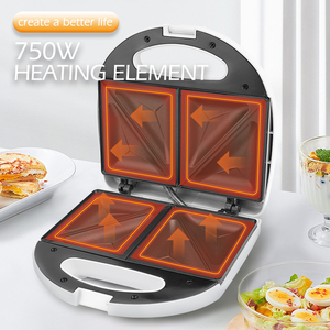 Machine à sandwich, grille-pain, gaufrier, machine à petit-déjeuner, machine à pain, <span class=keywords><strong>grill</strong></span> de cuisine, vente chaude 2023 - Product Image 5