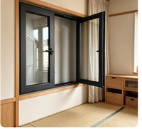 Ventana Abatible de Aluminio con Doble Acristalamiento y Fuerte Efecto de Insonorización