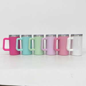 20 oz Stainless Steel Tumbler <b>Mug</b> With Handle Vacuum <b>Insulated</b> Travel Coffee Cup Sublimation Gift Cup - Product Image 5