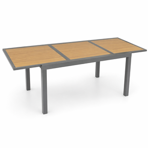 Muebles de Jardín <span class=keywords><strong>y</strong></span> Patio, Resistentes al Agua, de Aluminio, con Reposabrazos, Juego de Comedor con <span class=keywords><strong>Mesa</strong></span> <span class=keywords><strong>Extensible</strong></span> <span class=keywords><strong>y</strong></span> Sillas para Exteriores - Product Image 5