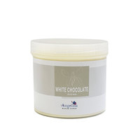 Cire microcristalline Angelina au chocolat blanc 425g, liposoluble, en bande, pour tous types de peaux sensibles, usage professionnel et domestique, pour les soins capillaires